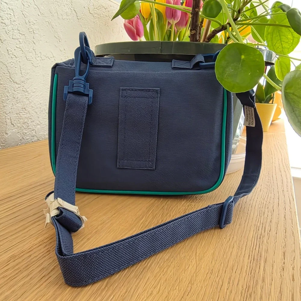 Walt Disney World 2015 Sorcerer Mickey Crossbody Camera Bag Navy NWOT